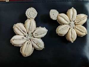 Pearl Kaudi Earrings Beach Vibes