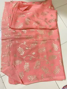 Pink New Pretty Saree❤️