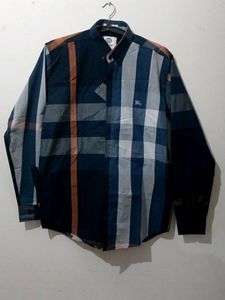 Burberry Plaid Button-Down Shirt