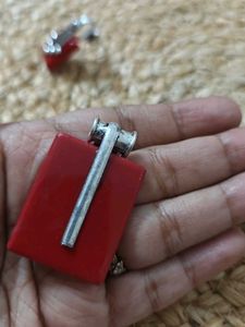 Red Stone Jewelry Set