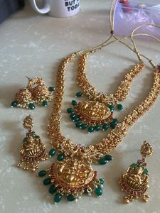 Temple Jewellary Set Combo