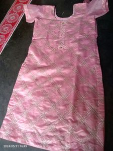 Beautiful Pink Colour Kurti