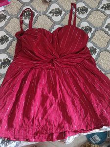 Red Spaghetti Strap Top