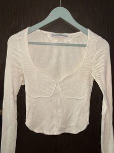 Sweetheart Neckline Bershka Top
