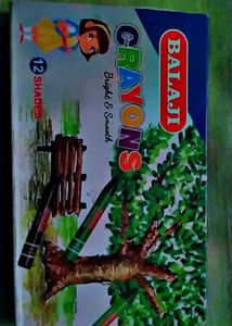 Balaji Crayons - 12 Shades