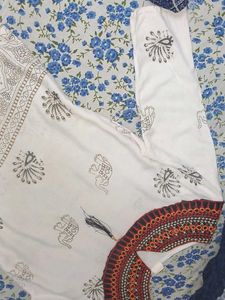 Elephant Print Tunic Top