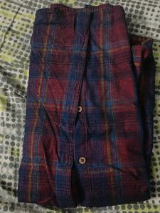 Benetton Plaid Shirt