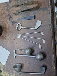 Vintage Golf Inspired Bar Tools