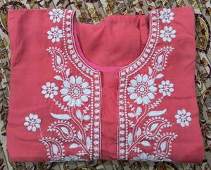 Chikankari Kurta With Pant