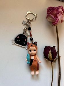 Sonny Angel X Tortoiseshell Cat Keychain 🤎
