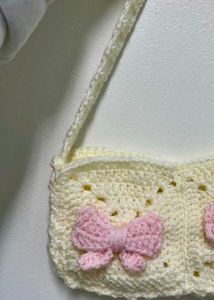 Crochet Bow Bag
