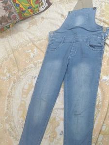 Light Wash Denim Overalls