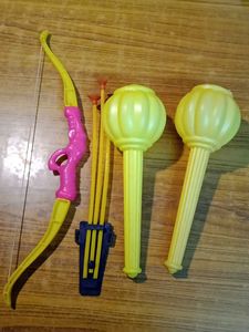 Bow and Arrow Set + Hanuman Mace