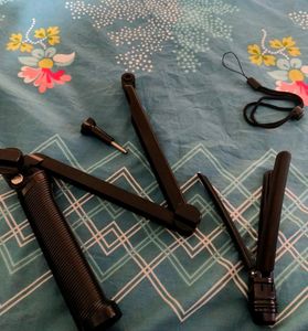 Go Pro 3 Way Monopod Stand Mini Tripod