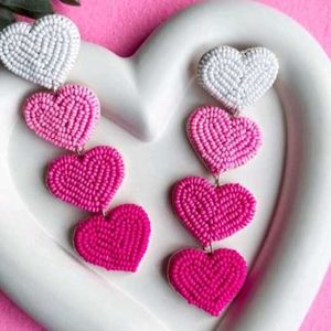 Pink Heart Earrings💕