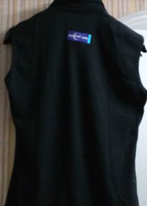 Black Sleeveless Polo Shirt