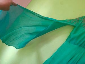 Green Anarkali Suit Set