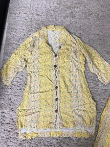 Yellow Floral Co ord set