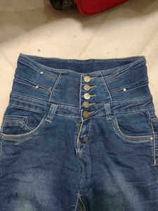 High Waist Denim Jeans