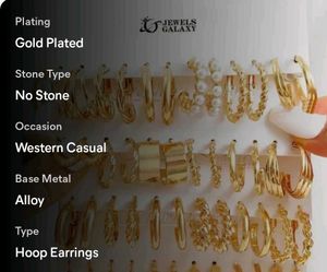 All In One Pintrest Earings🌸