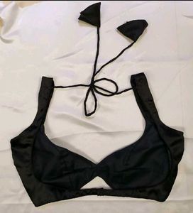 Non Padded Satin 1 Hook Blouse