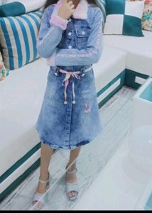 Unicorn Denim Dress
