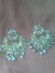 Earing Gold And White Colour 😻💓