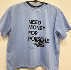 PORSCHE Printed Crop Tee