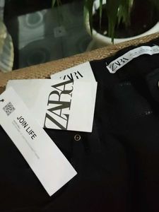 Zara Black Denim Jeans Brand New