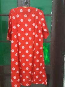 Two Kurtas Biba Red Fashor Musturd