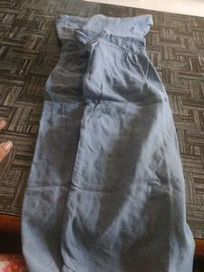 Blue Embroidered Dress