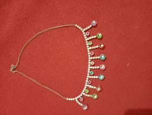 Multicolour Necklace With Earrings