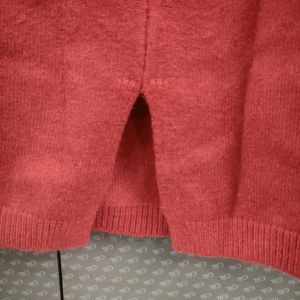 Rust Orange Colour Winter Skirt