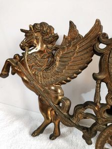 Vintage Pegasus Chariot Showpiece