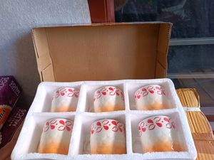6 Pcs Beautiful Cup Design😍💯 Good Quality