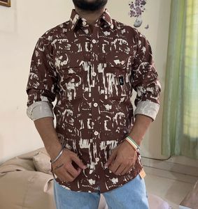 Pattern Shirt L Size