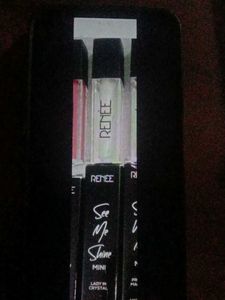 Blue Sanitary Pads And Renee Gloss