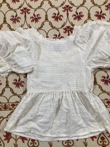 Vintage Off-shoulder Cottagecore Top