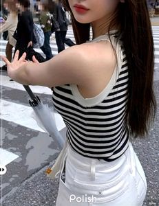 New with tag korean Striped Tank Top