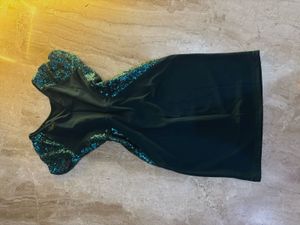 Miss Chase Party Wear Green Dress.SIZE-32-36
