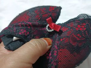 Red &amp; Black Lace Bra🔥