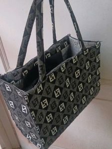 Patterned Tote Handbag