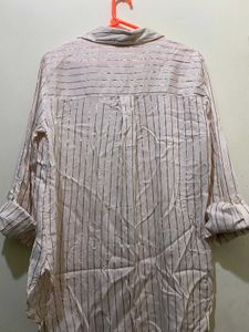 Striped Button-Down Top till 38 made in vietnam