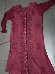 Lakhnavi Embroidery Kurta Set