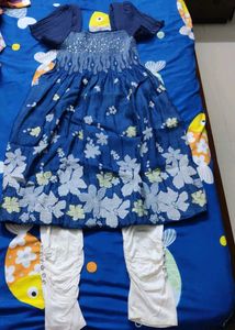 Girl's Dress with Leggings