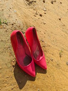 Imported Pink Pencil Heels