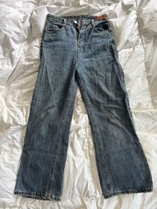 Washed Denim Jeans