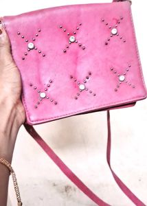 Pink Crossbody Bag