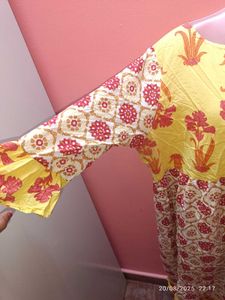 Xxl Floral Print Kurta