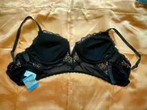 Elegant Black Lace Bra